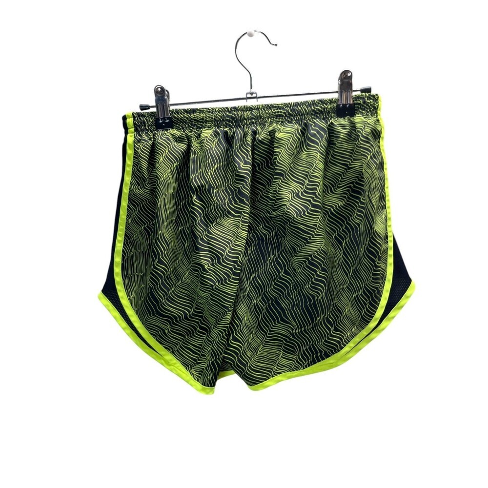 Nike Shorts Women's Size Small Neon Yellow Black Stripes